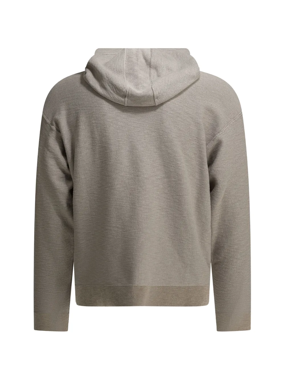 Beige hoodie,back view