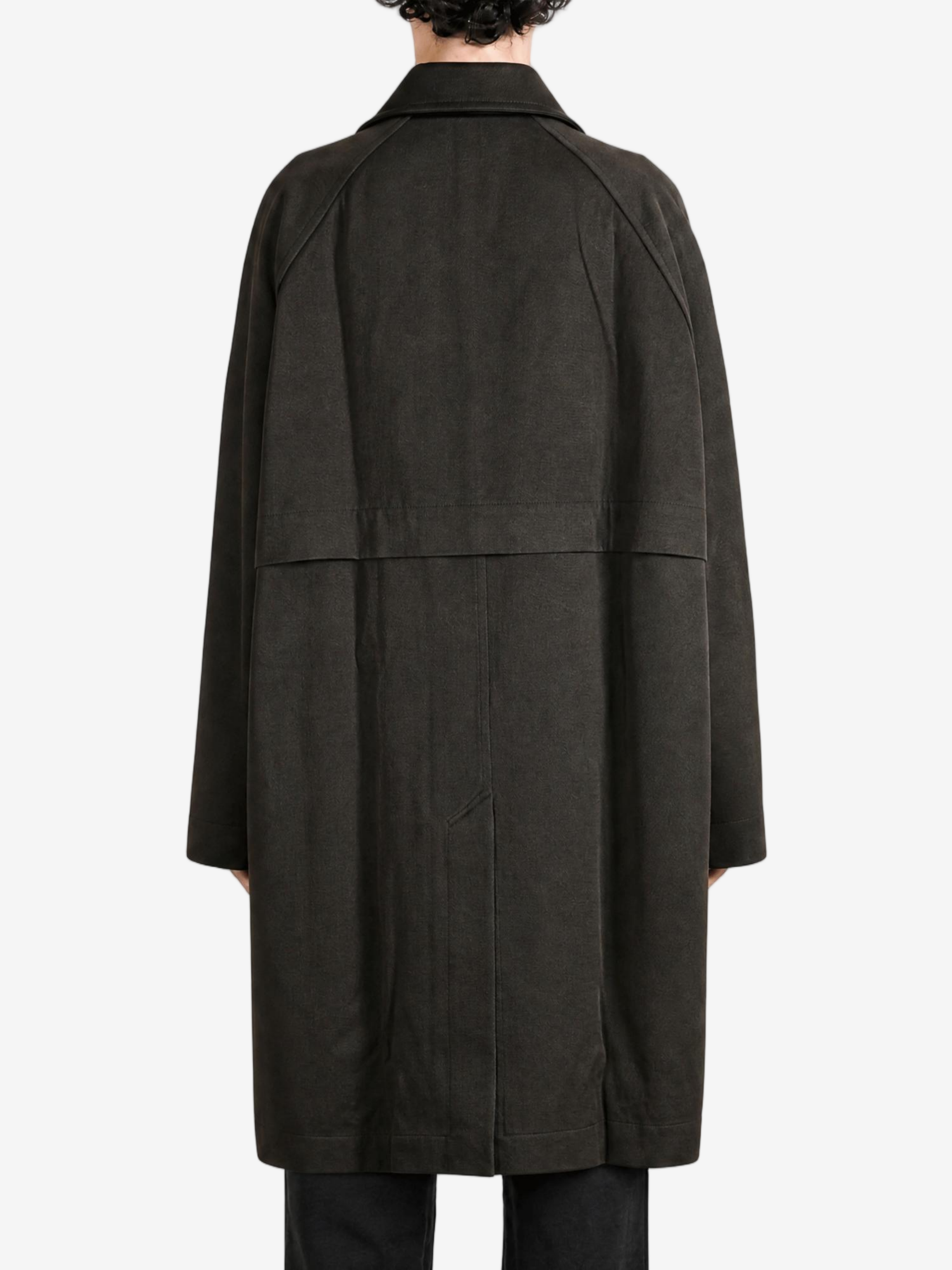 Brown jacket, full body view