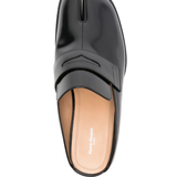 Black mule, top view