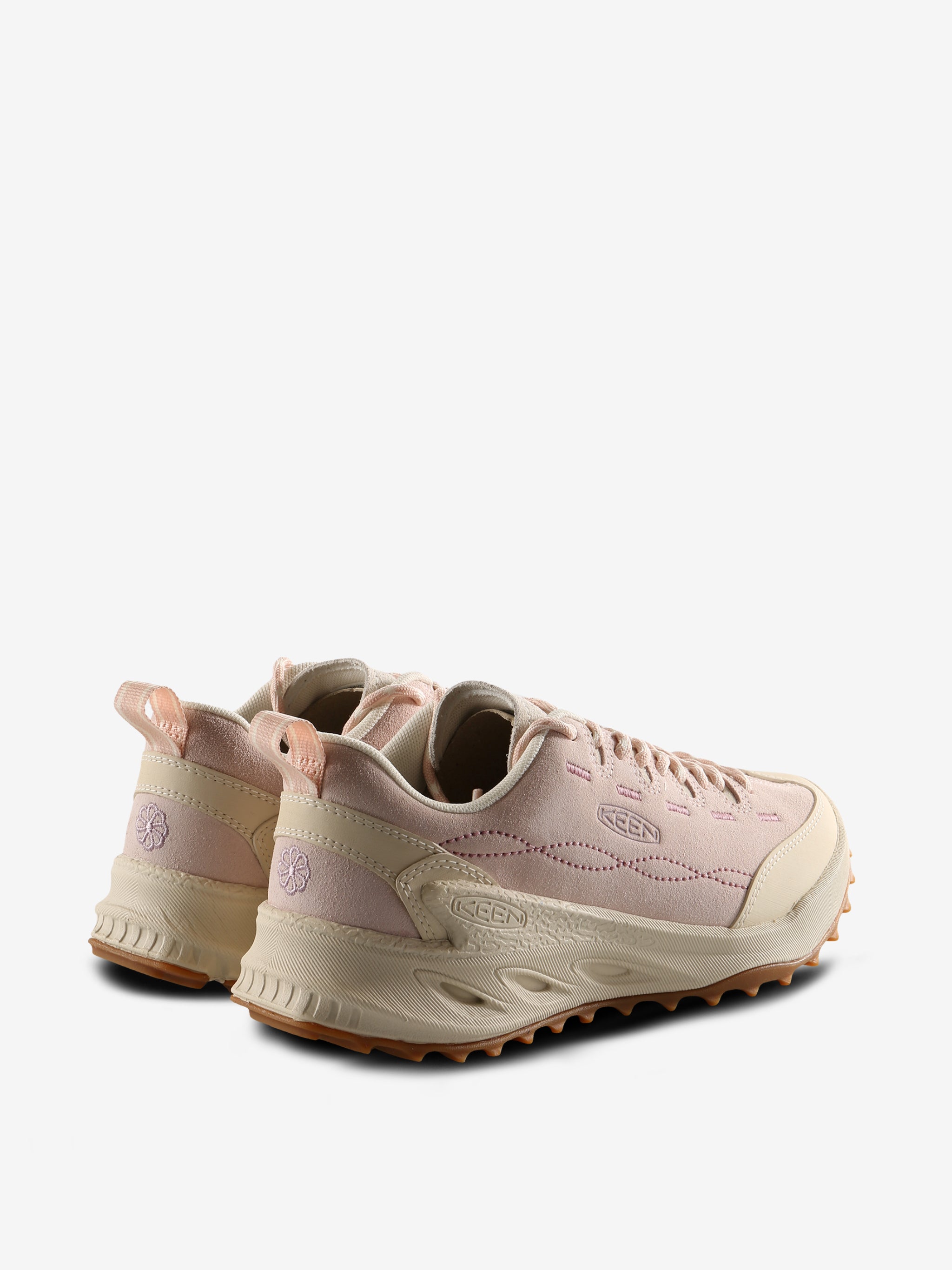 Pink sneaker,front view