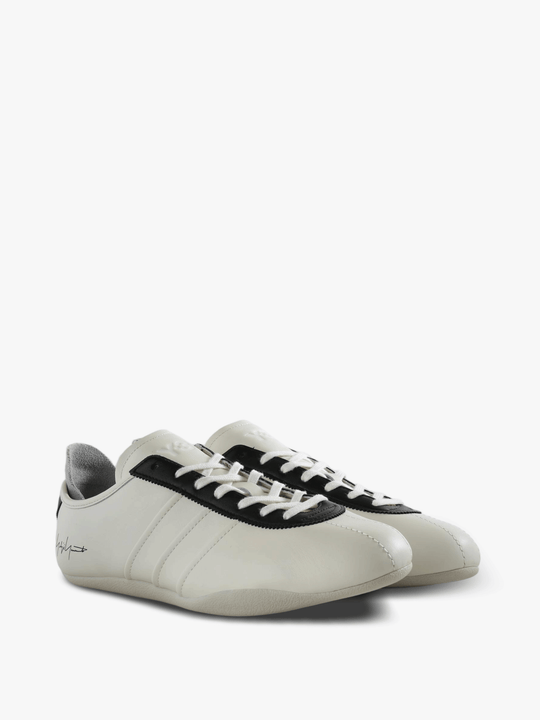 Tan shoes, front view