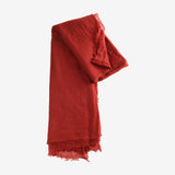 Red scarf,front view