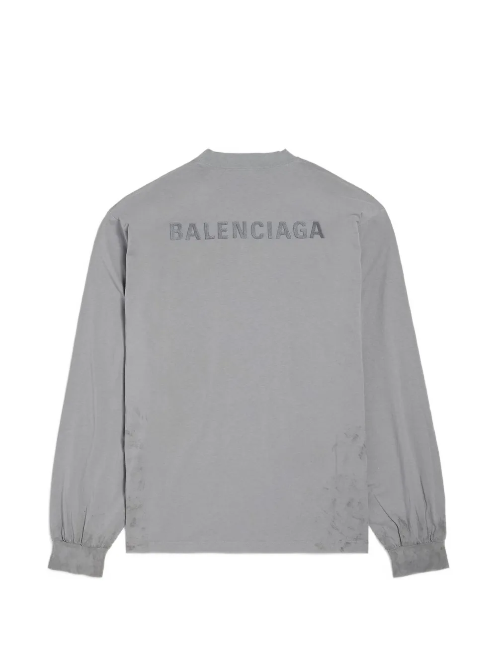 Grey t-shirt,back view