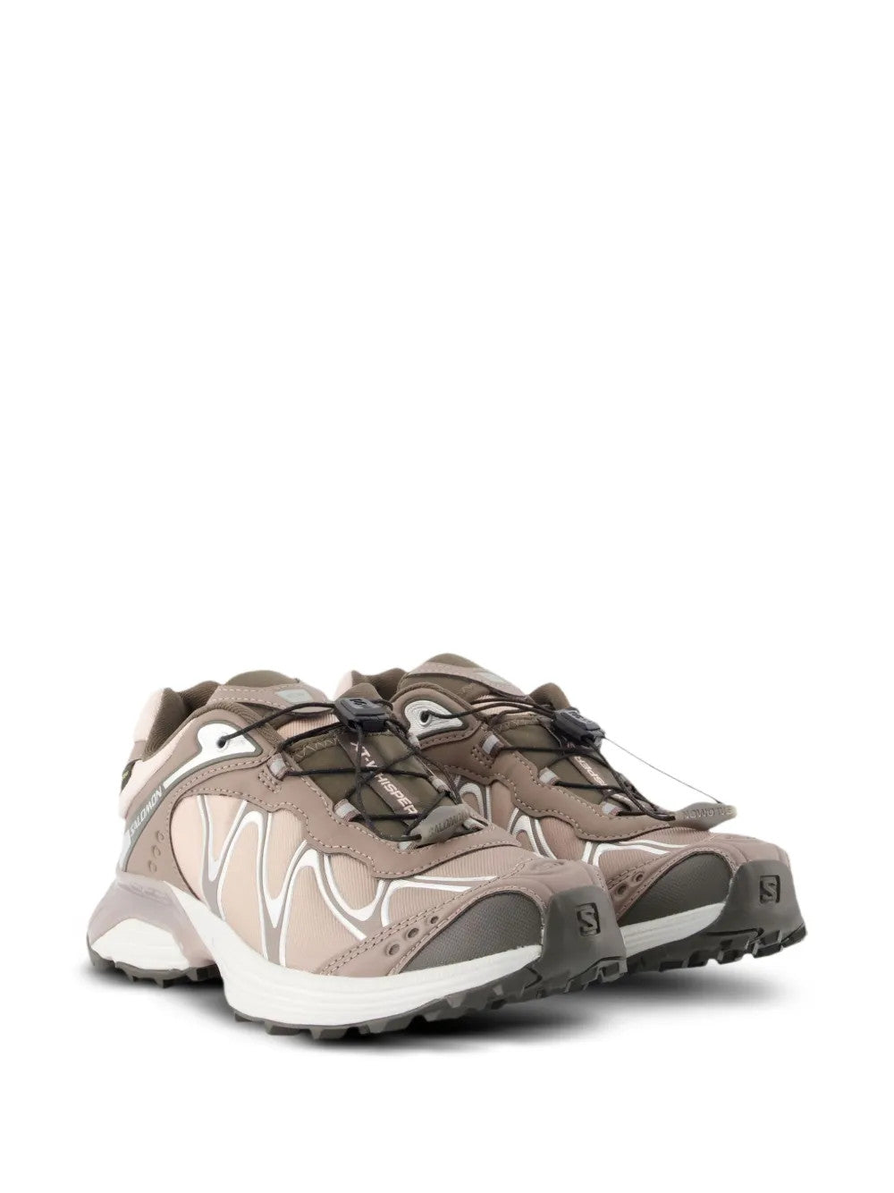 Tan shoes, front view