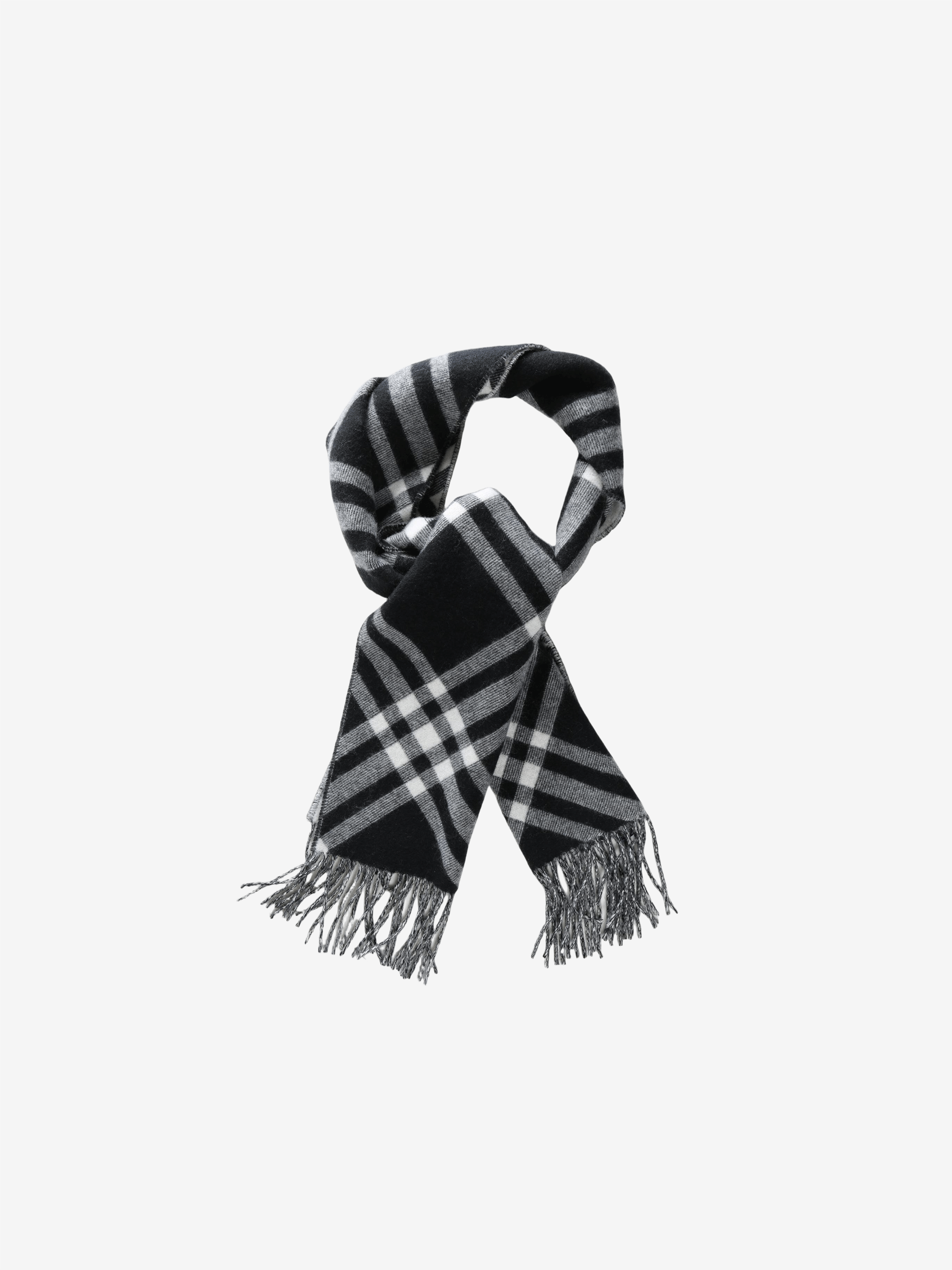Black scarf, front view