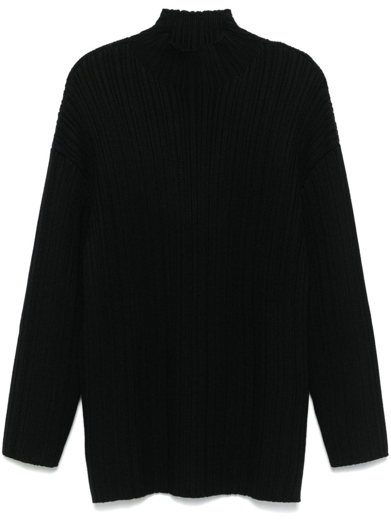 LOUIS GABRIEL NOUCHI - Men Mockneck Rib Sweater