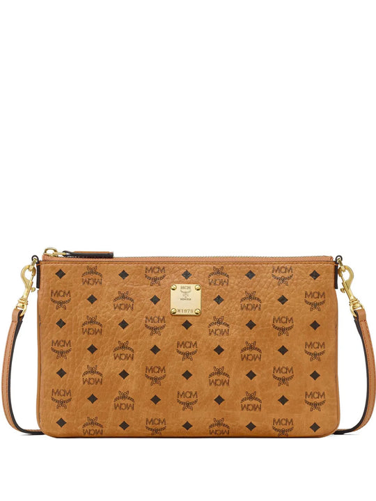 Tan bag, front view