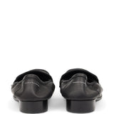 Black shoes, back view