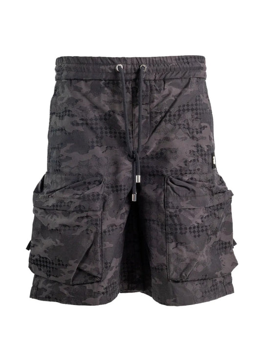 Black shorts, front view