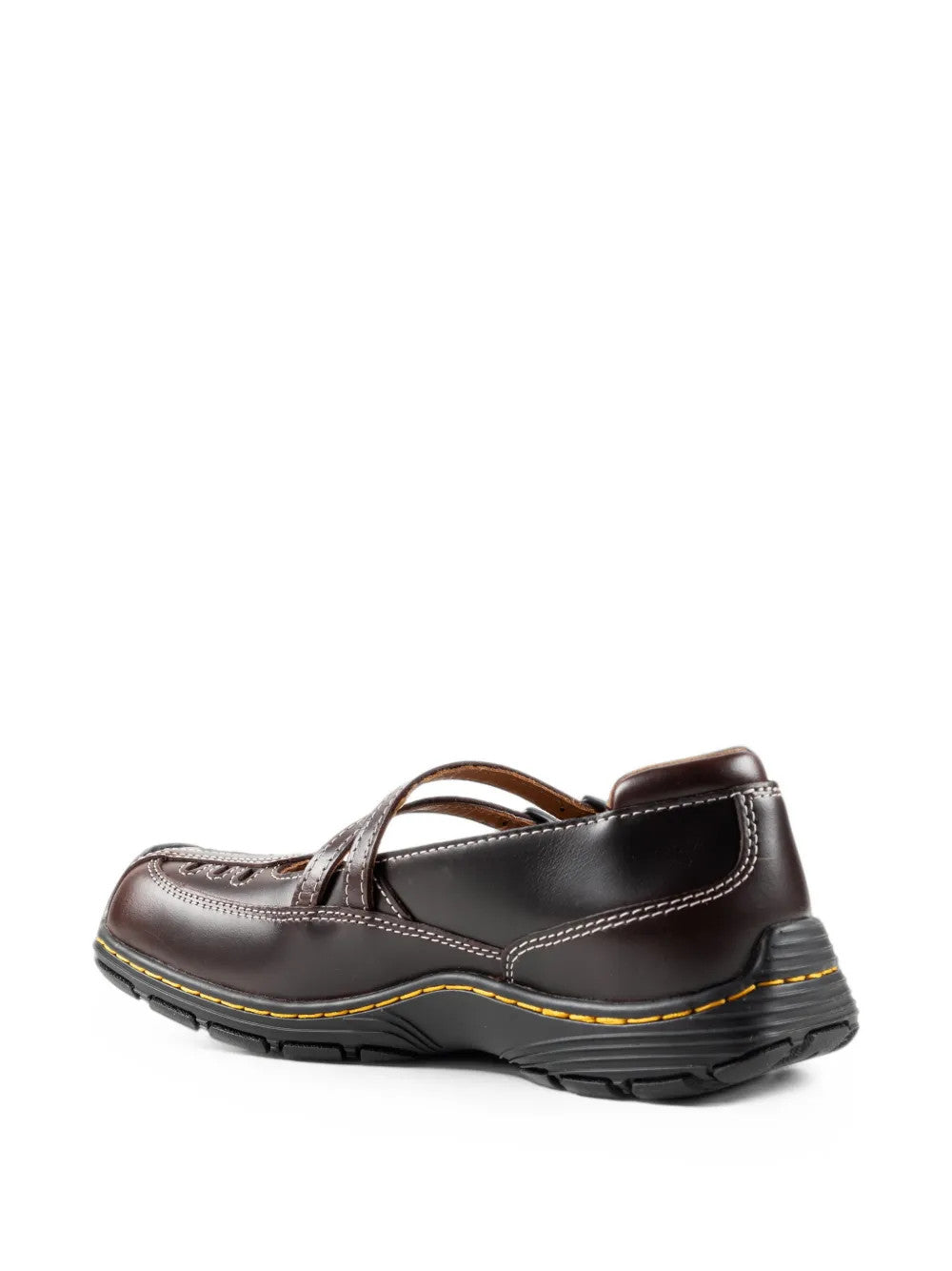 Brown shoes, side view