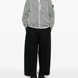 Grey coat,full body view