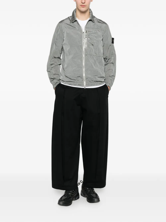 Grey coat,full body view