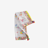 Pink scarf,front view