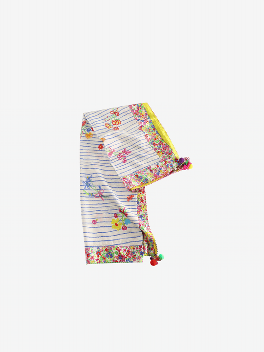 Pink scarf,front view