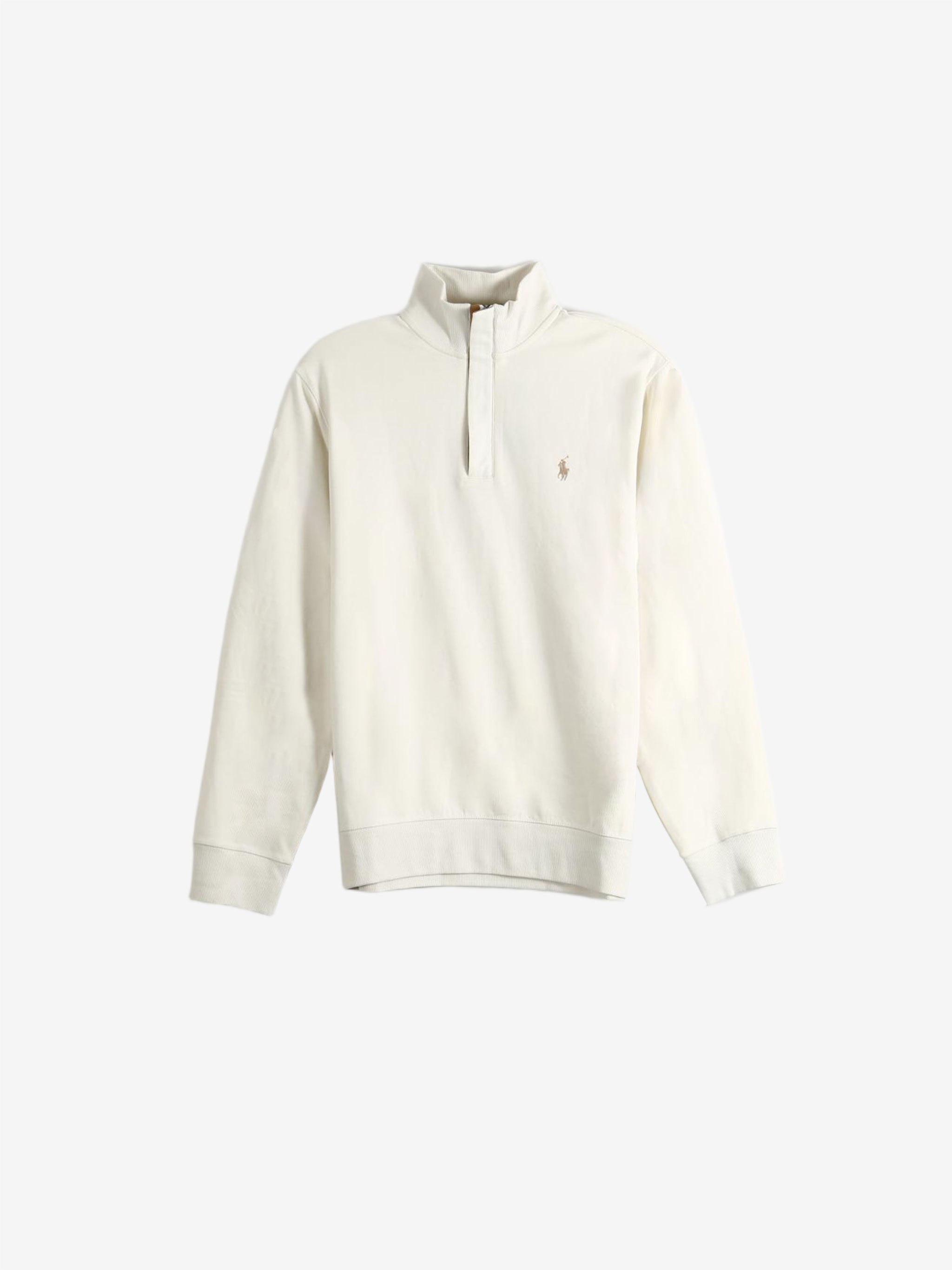 Tan knitwear, front view