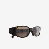 Brown eyewear, front view