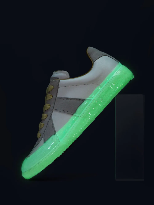 White sneakers, side view