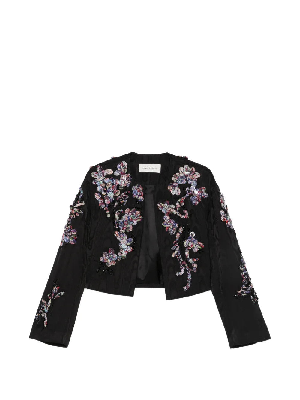 Black jacket, front view
