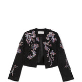 Black jacket, front view