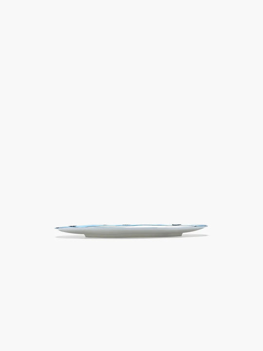 Blue plate,side view