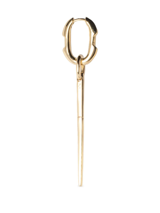Yellow jewelry, front view