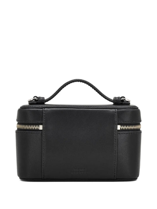 Black bags, back view 
