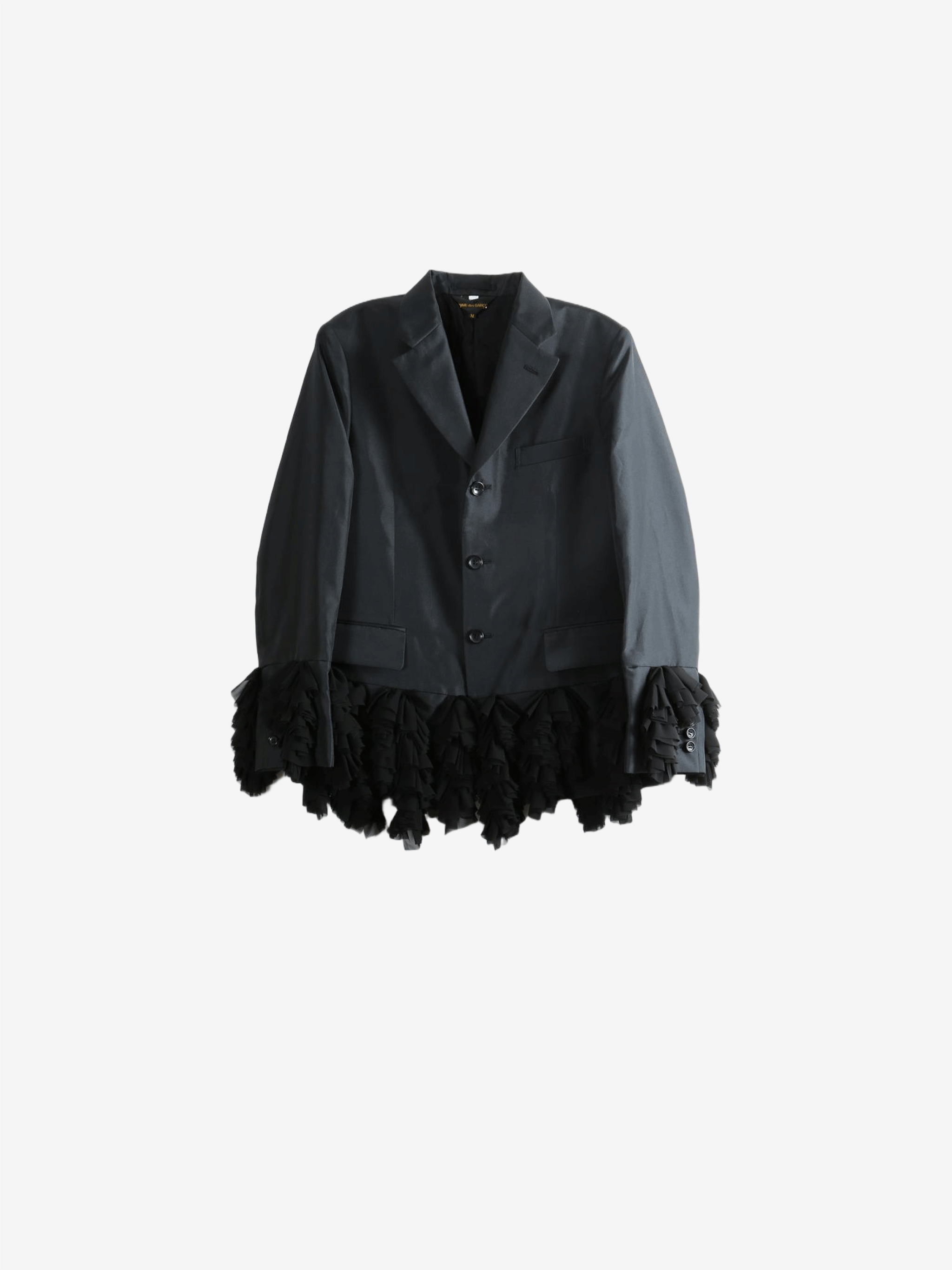 Black jacket, front view