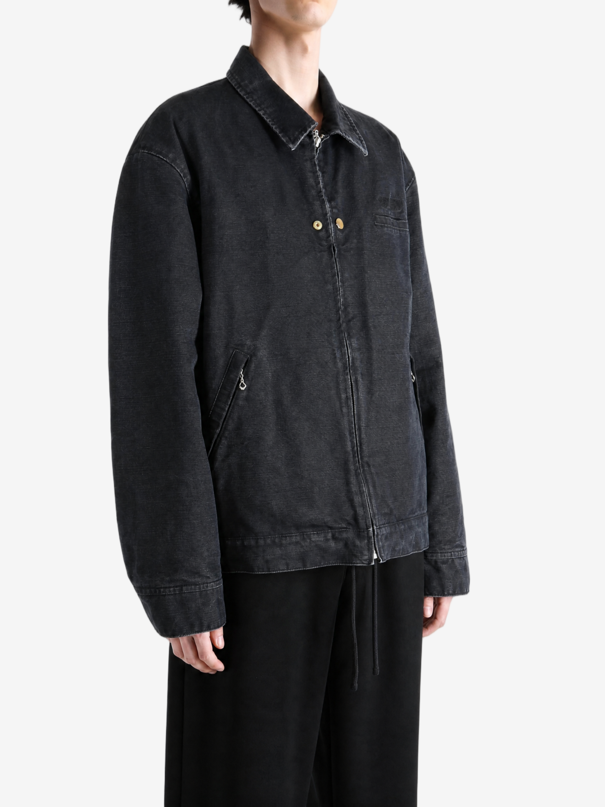 Black jacket, full body view