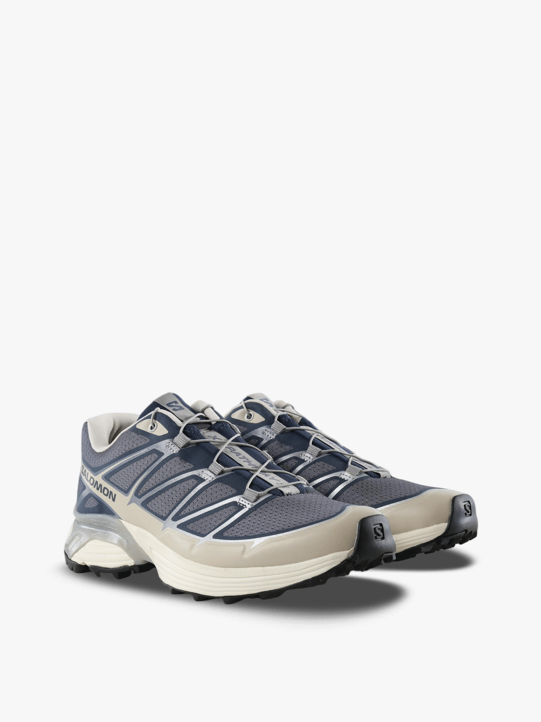 Navy shoes, front view