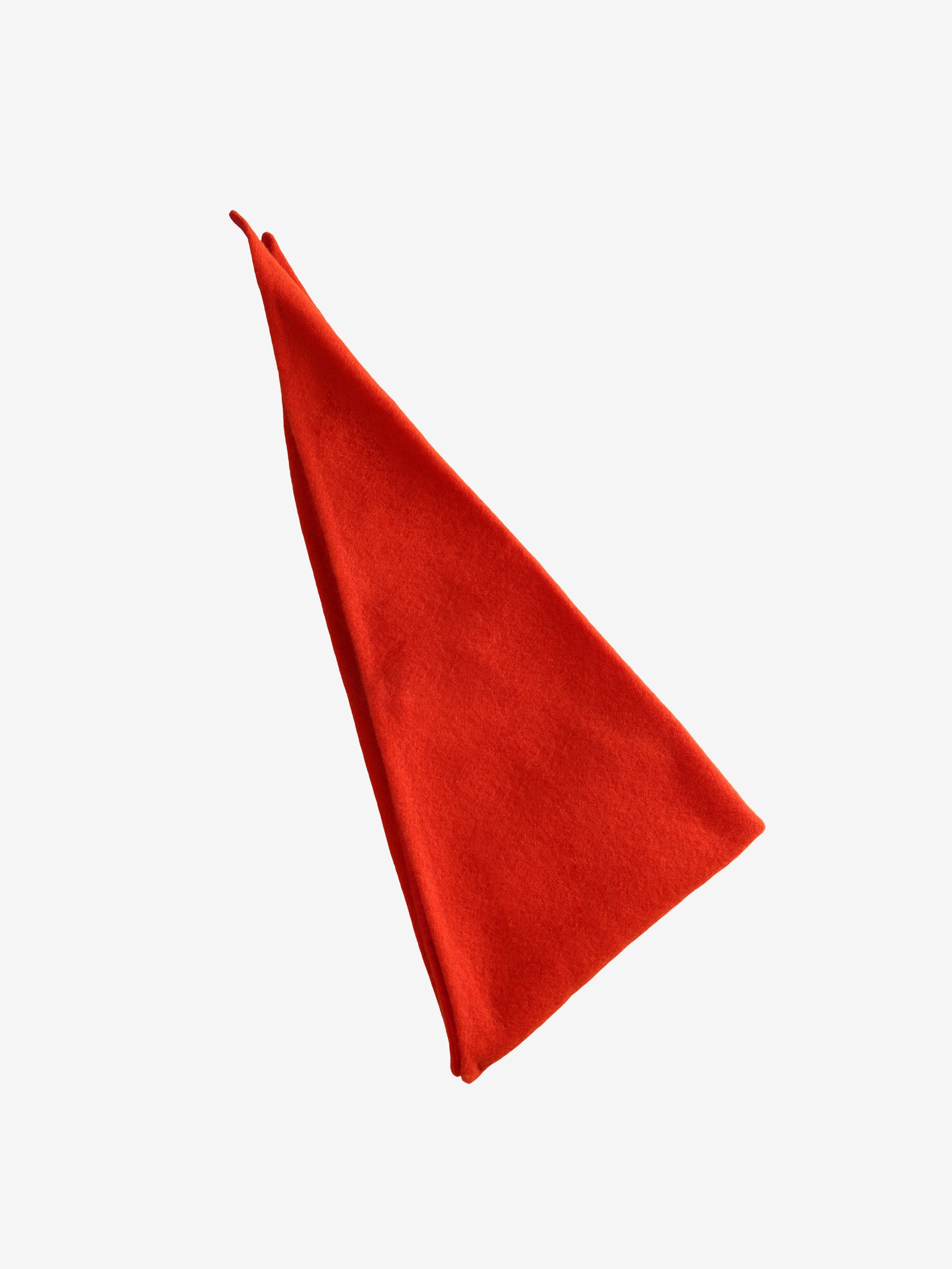 Orange scarf, front view