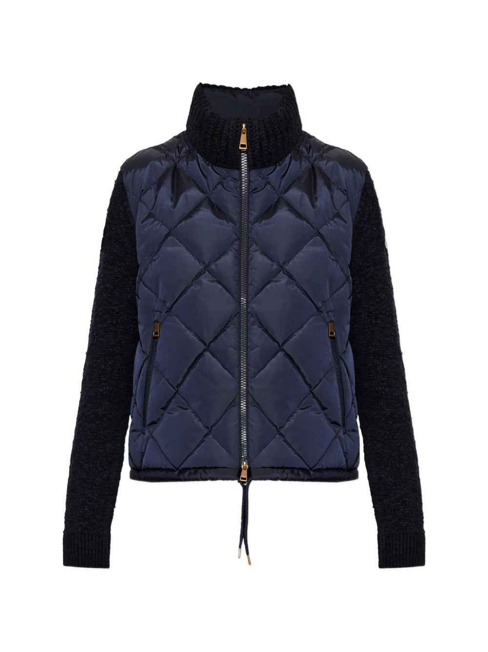 Navy jacket, front view