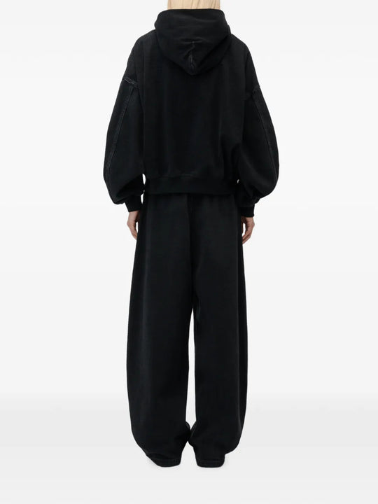 Black pants, full body view