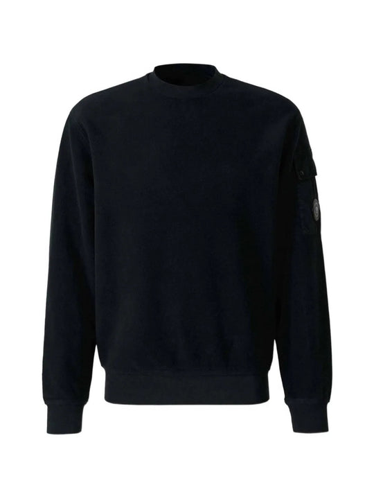 Black hoodie, front view