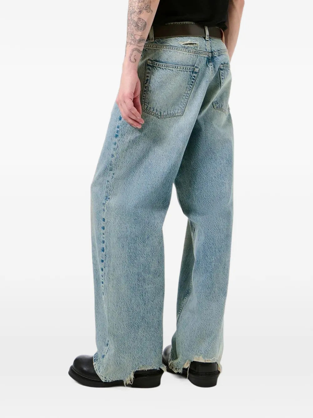 Blue jeans, full body view