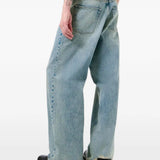 Blue jeans, full body view