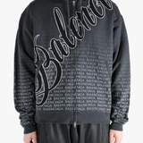 Black sweats-hoodies worn by a person, showing the cotton fit