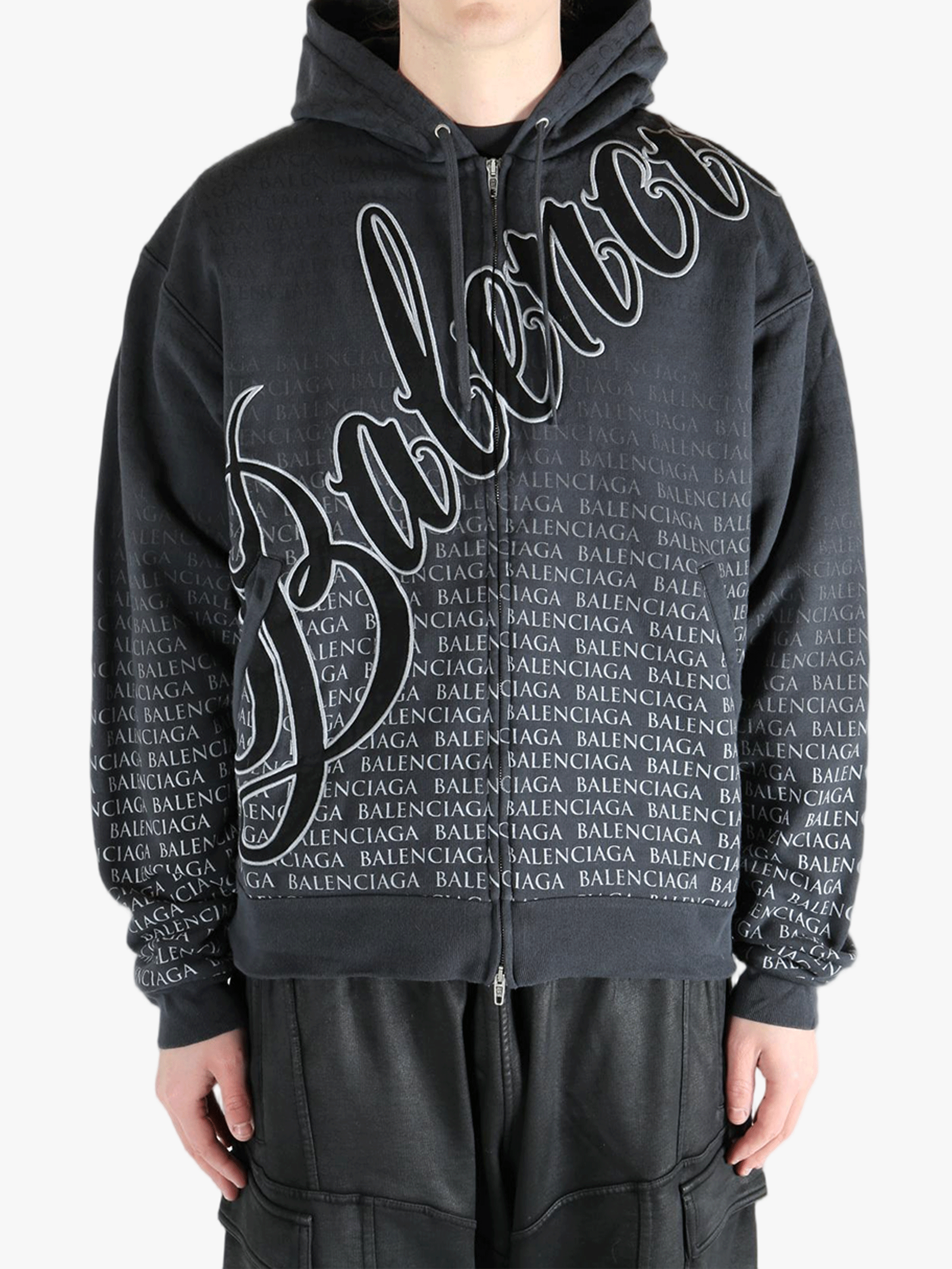 Black sweats-hoodies worn by a person, showing the cotton fit