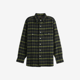 Green shirt, front view