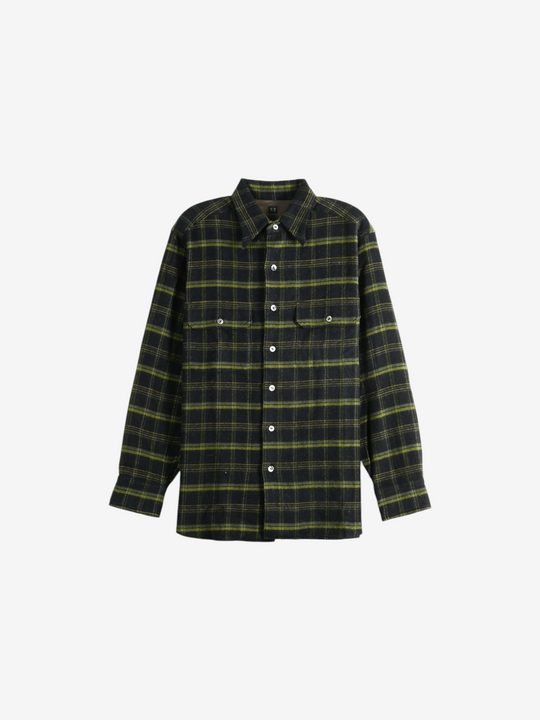 Green shirt, front view