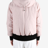 Pink jacket, front view