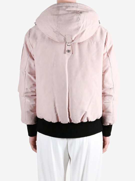 Pink jacket, front view