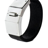 Black bracelet, front view