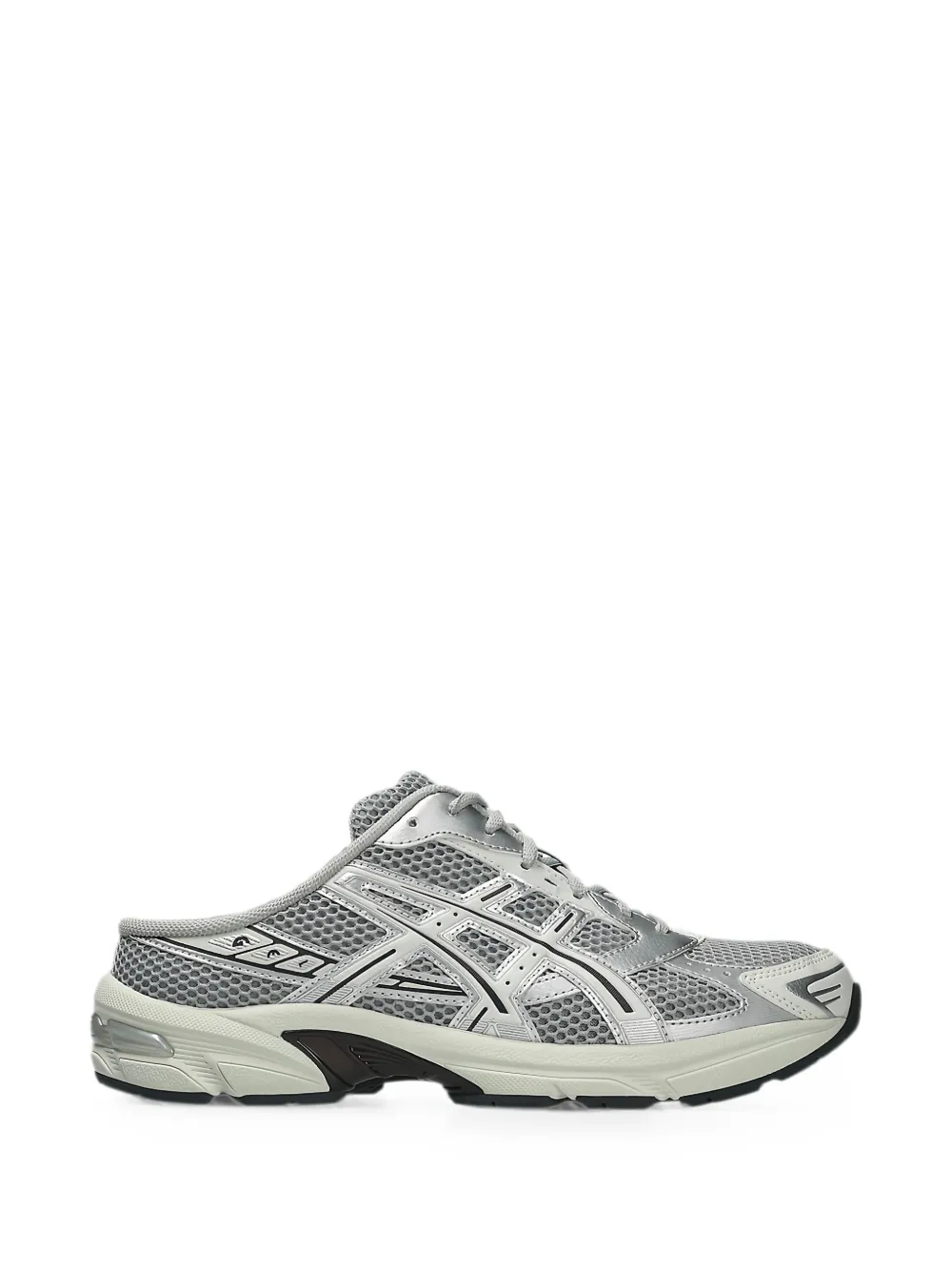Grey shoes, side view