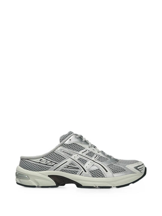 Grey shoes, side view