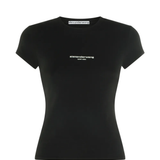 ALEXANDER WANG - Women Logo Print Fitted Tee
