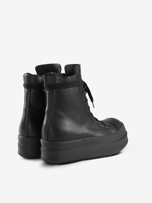 RICK OWENS - Women Scarpe In Pelle Mega Bumper Sneakers