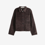 Brown jacket, front view