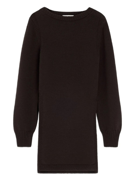 Brown sweater, front view