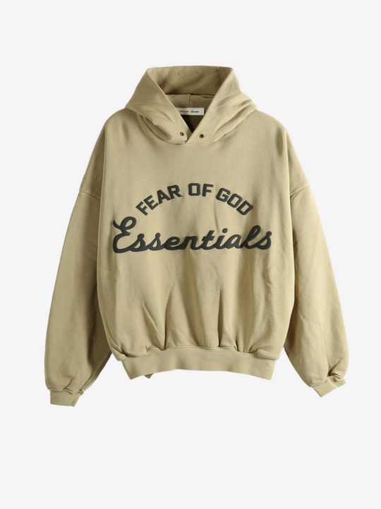 Tan hoodies , front view