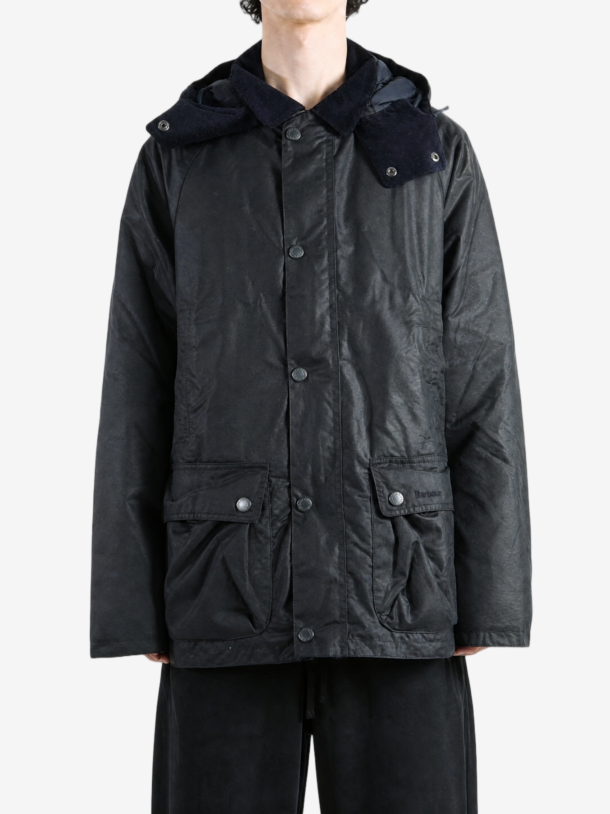 Black jacket, full body view